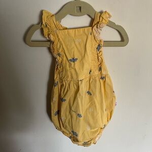 Ruffle Butts Bee Romper
